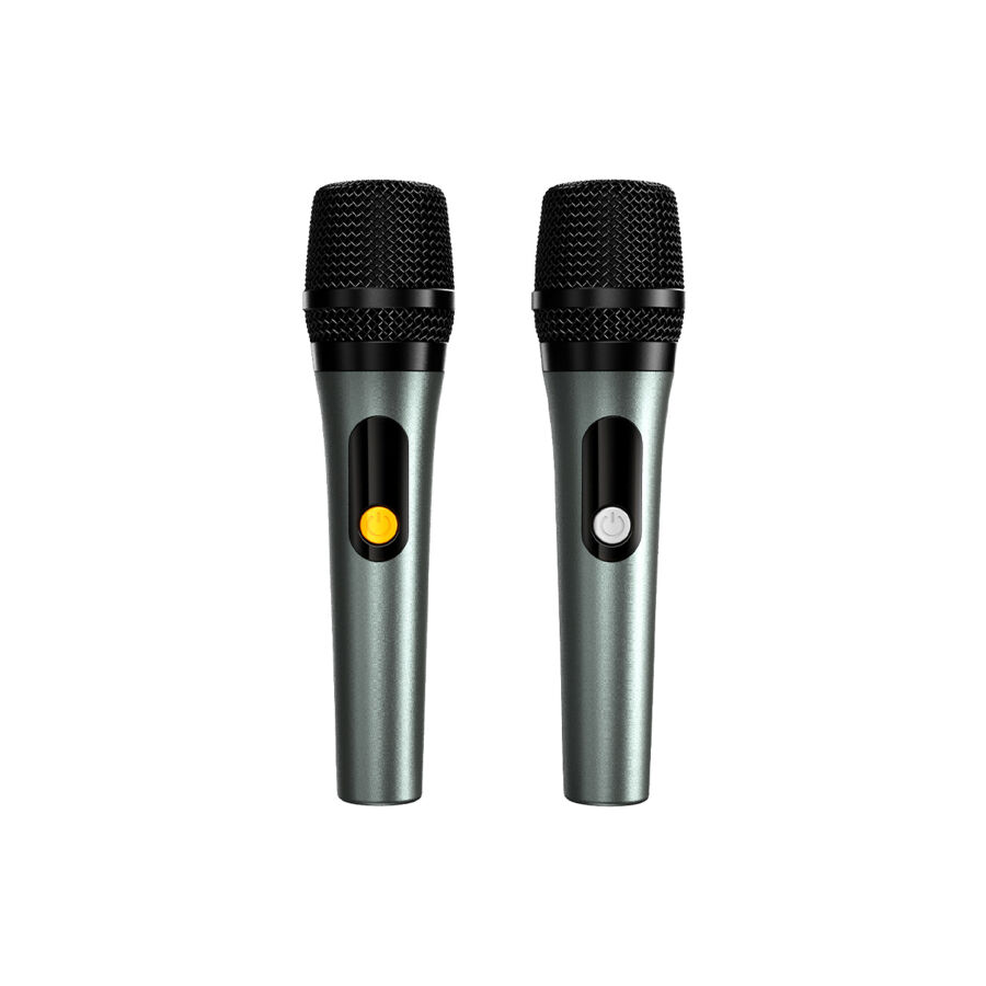 HiFuture MusicBox 200 Kablosuz Karaoke Hoparlör 100W Çift Mikrofon Bluetooth 5.0 Gümüş - 5