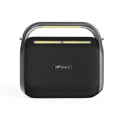 HiFuture MusicBox 200 Kablosuz Karaoke Hoparlör 100W Çift Mikrofon Bluetooth 5.0 Siyah