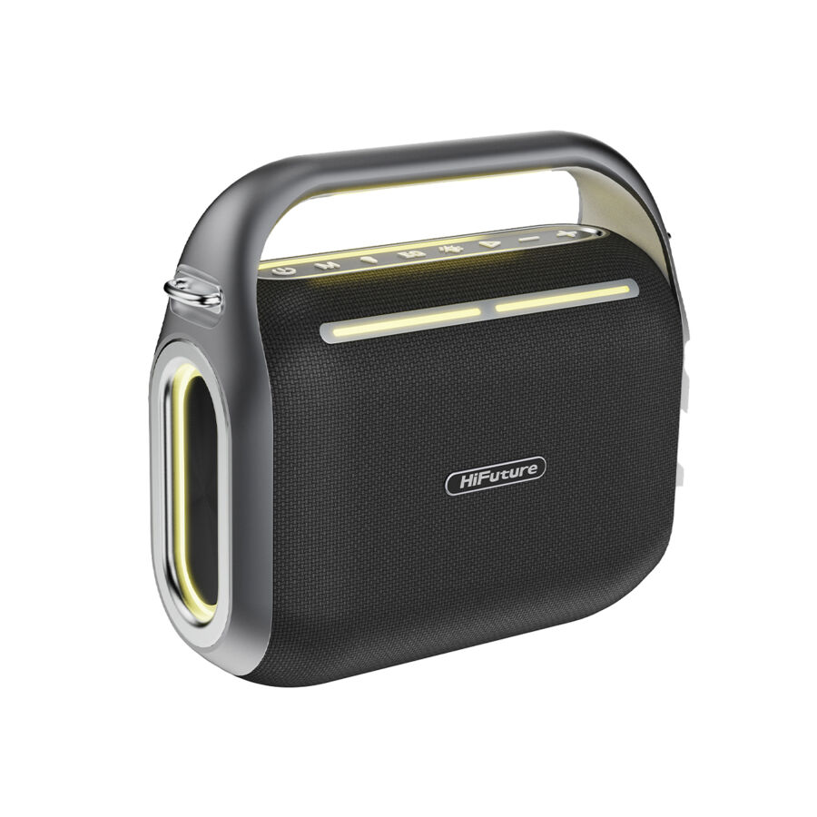 HiFuture MusicBox 200 Kablosuz Karaoke Hoparlör 100W Çift Mikrofon Bluetooth 5.0 Siyah - 2