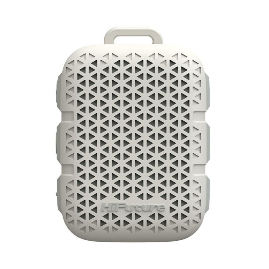 HiFuture Pocket S Su Geçirmez Kablosuz Hoparlör 5W TWS IPX7 Taşınabilir Bluetooth Hoparlör Bej - 1