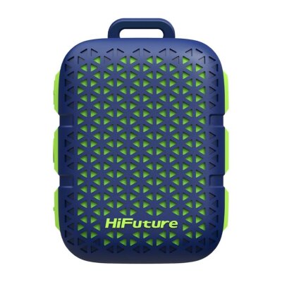 HiFuture Pocket S Su Geçirmez Kablosuz Hoparlör 5W TWS IPX7 Taşınabilir Bluetooth Hoparlör Mavi