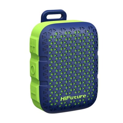 HiFuture Pocket S Su Geçirmez Kablosuz Hoparlör 5W TWS IPX7 Taşınabilir Bluetooth Hoparlör Mavi - 2