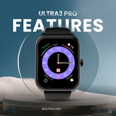 HiFuture Ultra 2 Pro Sesli Görüşme Özellikli 45mm Akıllı Saat Siyah - 9