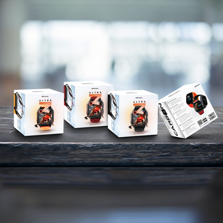 HiFuture Ultra3 Akıllı Saat 2.01 İnç TFT Ekran Sağlık ve Spor Takipli Bluetooth Arama Kırmızı - 7