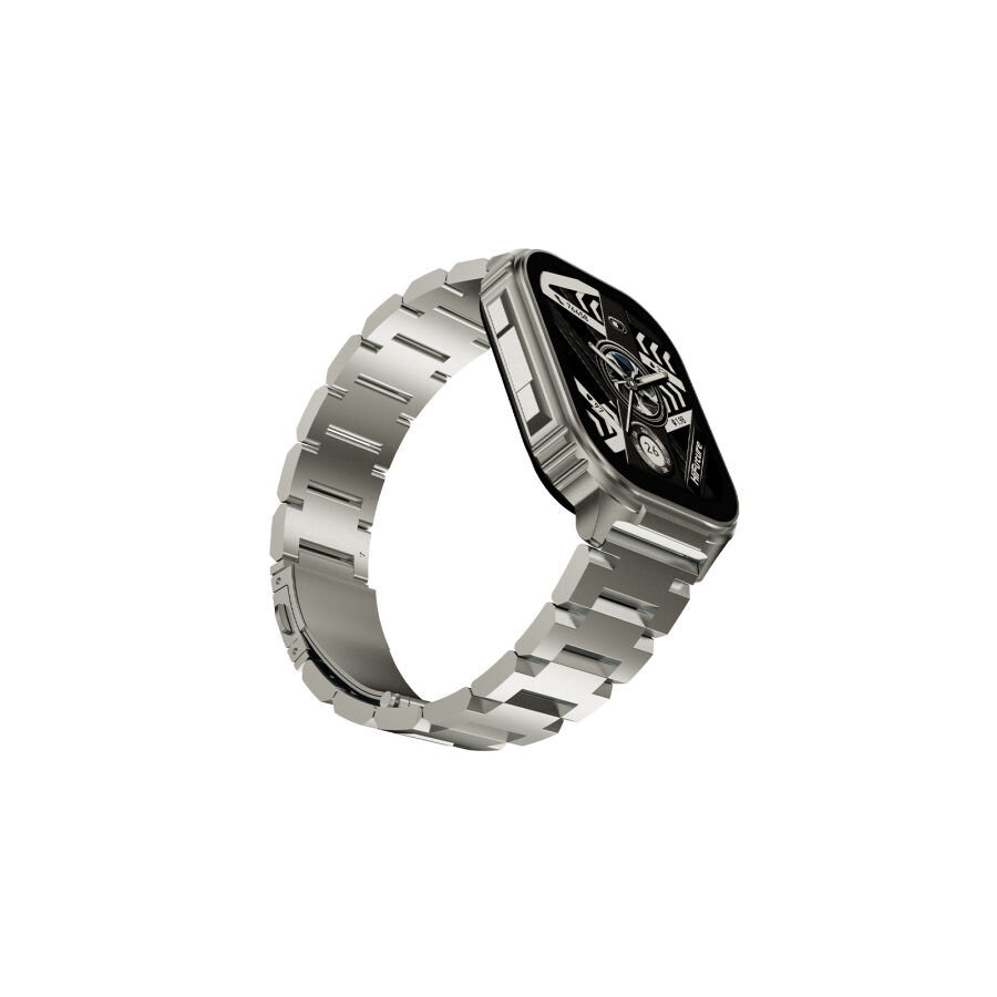 HiFuture Ultra3 PRO Bluetooth 5.3 AMOLED Ekran IP68 Su Geçirmez Sağlık ve Spor Takibi Akıllı Saat Gümüş - 3