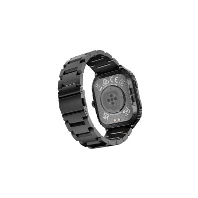 HiFuture Ultra3 PRO Bluetooth 5.3 AMOLED Ekran IP68 Su Geçirmez Sağlık ve Spor Takibi Akıllı Saat Siyah - 3