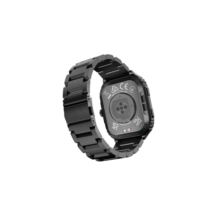 HiFuture Ultra3 PRO Bluetooth 5.3 AMOLED Ekran IP68 Su Geçirmez Sağlık ve Spor Takibi Akıllı Saat Siyah - 3