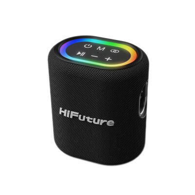 HiFuture Vocalist 100 Kablosuz Bluetooth 25W RGB Mikrofonlu TWS Taşınabilir Karaoke Sistemi Hoparlör Siyah - 5