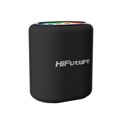 HiFuture Vocalist 100 Kablosuz Bluetooth 25W RGB Mikrofonlu TWS Taşınabilir Karaoke Sistemi Hoparlör Siyah
