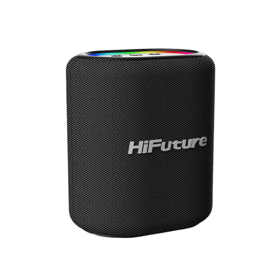 HiFuture Vocalist 100 Kablosuz Bluetooth 25W RGB Mikrofonlu TWS Taşınabilir Karaoke Sistemi Hoparlör Siyah - 1