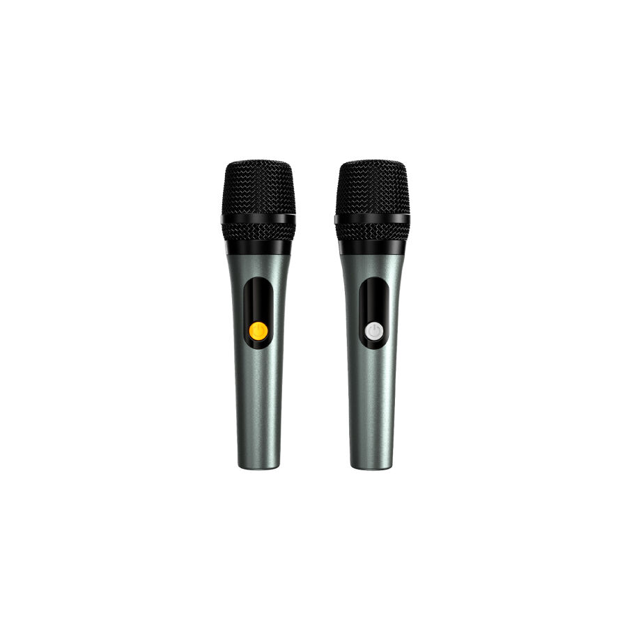 HiFuture Vocalist 200 Bluetooth 100W RGB Aydınlatmalı Taşınabilir Karaoke Sistemi Hoparlör Mikrofonlu Kablosuz Gümüş - 6