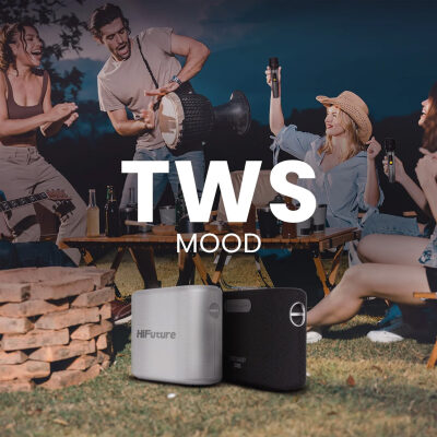 HiFuture Vocalist 200 Bluetooth 100W RGB Aydınlatmalı Taşınabilir Karaoke Sistemi Hoparlör Mikrofonlu Kablosuz Gümüş - 13