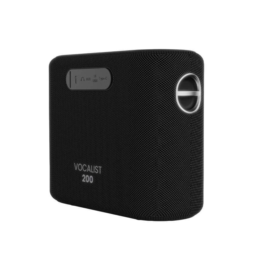 HiFuture Vocalist 200 Bluetooth 100W RGB Aydınlatmalı Taşınabilir Karaoke Sistemi Hoparlör Mikrofonlu Kablosuz Siyah - 1