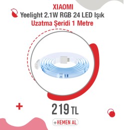 Xiaomi Yeelight 2.1W RGB 24 LED Işık Uzatma Şeridi 1 Metre