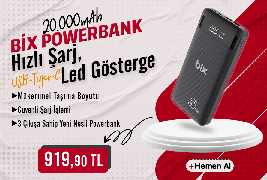 Bix 20000mAh 45W