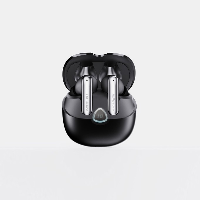 HiFuture SonicAIR Kablosuz Bluetooth 5.4 IPX5 Su Geçirmez ENC 4 Mikrofonlu TWS Kulak İçi Kulaklık Siyah