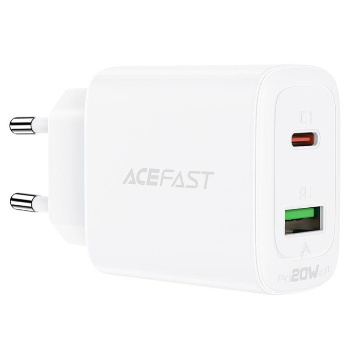 Acefast A25 20W PD USB Çift Çıkışlı QC 3.0 Hızlı Şarj Cihazı