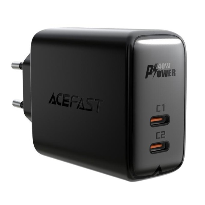 Acefast A9 40W PD 3.0 Type-C Çift Portlu Hızlı Şarj Cihazı