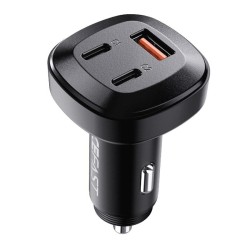 Acefast B3 66W PD USB 3 Portlu Hızlı Araç Çakmaklık Şarj Cihazı