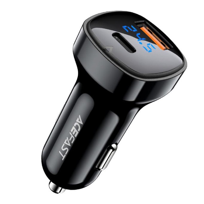 Acefast B4 66W Type-C USB Araç Çakmaklık Hızlı Şarj Cihazı