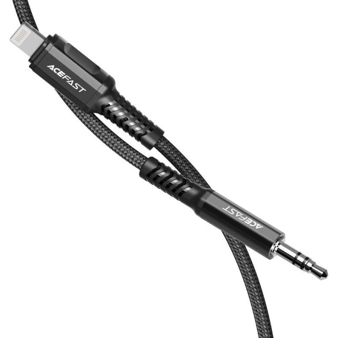 Acefast C1-06 MFI Lightning to 3.5mm Aux Örgülü Ses Kablosu