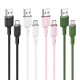 Acefast C2-04 USB Type-C 3A Hızlı Şarj ve Data Kablosu Yeşil