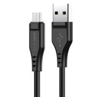 Acefast C3-09 Micro USB Şarj ve Data Kablosu Siyah