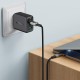 Acefast C6-01 30W 3A Type C to Lightning MFI LED Ekranlı Hızlı Şarj Kablosu Siyah
