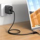 Acefast C6-03 100W 5A PD Type-C to Type-C Led Ekranlı Hızlı Şarj Kablosu Siyah