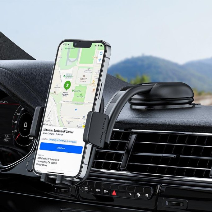 Acefast D10 15W Kablosuz Şarj Destekli Çok Fonksiyonlu Araç İçi Telefon Tutucu