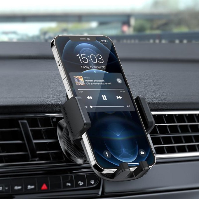 Acefast D10 15W Kablosuz Şarj Destekli Çok Fonksiyonlu Araç İçi Telefon Tutucu
