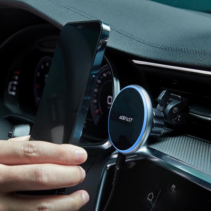 Acefast D3 15W Kablosuz Şarj Destekli Araç İçi Manyetik Telefon Tutucu