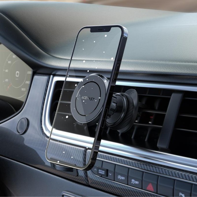 Acefast D7 360° Dönebilen Çok İşlevli Manyetik Araç İçi Telefon Tutucu