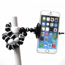 Akrobat Mini Ahtapot Tripod Telefon Tutucu Mor