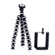 Akrobat Mini Ahtapot Tripod Telefon Tutucu Siyah