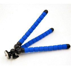 Mavi Akrobat Orta Boy Ahtapot Tripod - Telefon Tutucu Mavi