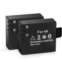 Aksiyon Kameralar için For4K 1050mAh Batarya