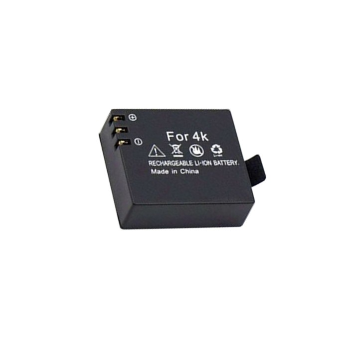 Aksiyon Kameralar için For4K 1050mAh Batarya Aksiyon Kameralar için For4K 1050mAh Batarya