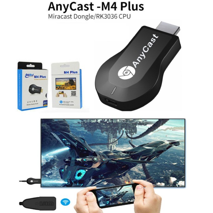 AnyCast M4 Plus Kablosuz HDMI Görüntü Aktarıcı AnyCast M4 Plus Kablosuz HDMI Görüntü Aktarıcı