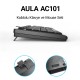 Aula AC101 Kablolu Türkçe Q Klavye ve 1200 DPI Optik Mouse Seti