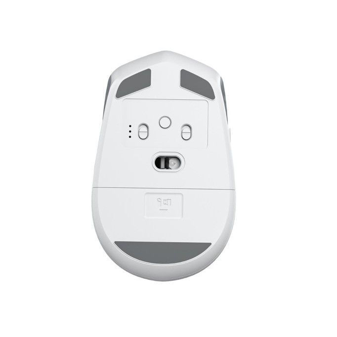 Aula AM204 Çift Modlu Bluetooth ve Kablosuz 1600DPI Şarj Edilebilir Optik Mouse Beyaz