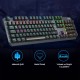Aula F2066 Blue Switch RGB Makrolu Kablolu Gaming Türkçe Mekanik Oyuncu Klavyesi