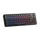Aula F65 GrayWood V3 Switch Mekanik RGB TKL Makrolu Hot Swap Kablosuz Klavye Gri