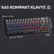 Aula F65 GrayWood V3 Switch Mekanik RGB TKL Makrolu Hot Swap Kablosuz Klavye Gri