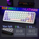 Aula F65 Nimbus V3 Switch Mekanik RGB TKL Makrolu Hot Swap Kablosuz Klavye Pastel