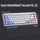 Aula F65 Nimbus V3 Switch Mekanik RGB TKL Makrolu Hot Swap Kablosuz Klavye Pastel