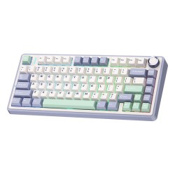  Aula F75 Mekanik RGB TKL Gray Switch Kablosuz Makrolu Hot Swap Klavye Pastel