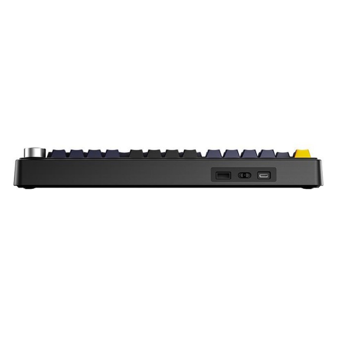 Aula F75 Mekanik RGB TKL Gray Switch Kablosuz Makrolu Hot Swap Klavye Siyah