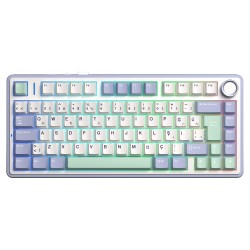 Aula F75 Mekanik RGB TKL Hot Swap GrayWood V4 Switch Kablosuz Makrolu Türkçe Q Klavye Pastel Aula F75 Mekanik RGB TKL Hot Swap GrayWood V4 Switch Kablosuz Makrolu Türkçe Q Klavye Pastel