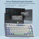 Aula F75 Mekanik RGB TKL Hot Swap GrayWood V4 Switch Kablosuz Makrolu Türkçe Q Klavye Pastel